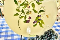 "Bees & Blueberries" By Angie Klein